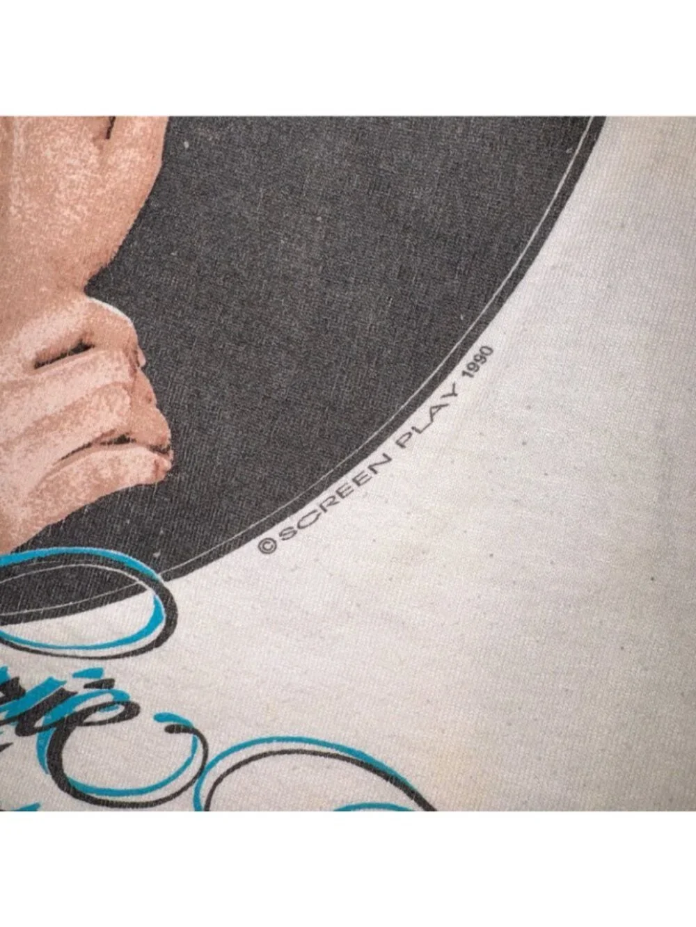 Vintage 1990 Lorrie Morgan Autographed Country Concert Tour Tshirt XL S